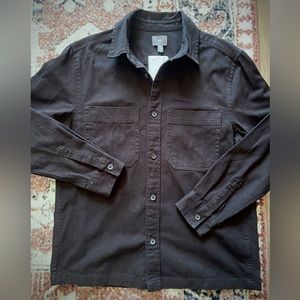 H&M Taiwan black corduroy shirt new with tags!